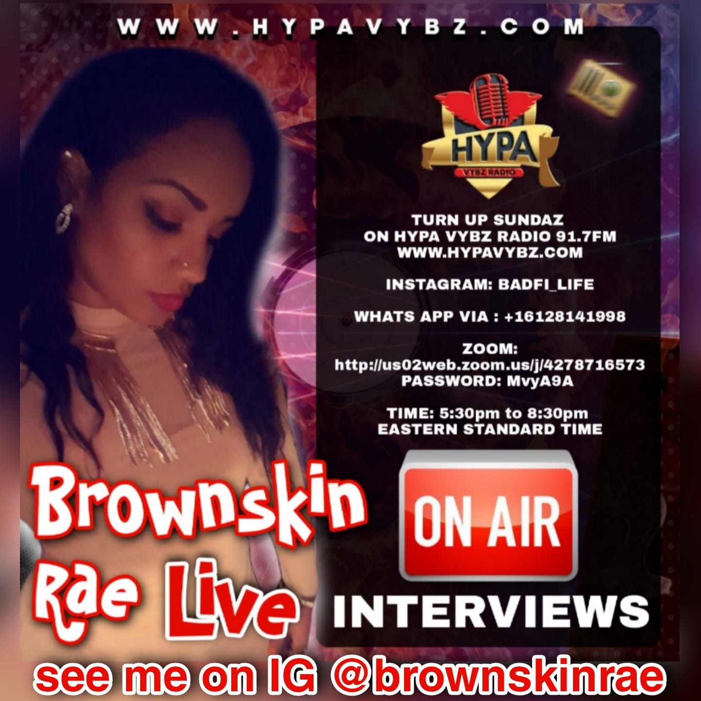 live interview this sunday